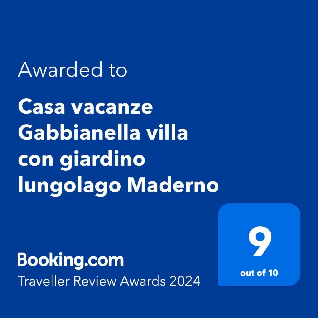 Casa Vacanze Gabbianella Villa Con Giardino Lungolago Maderno Toscolano Maderno Exterior photo